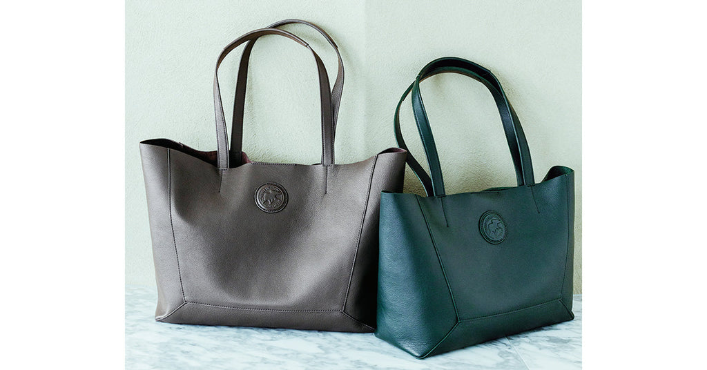 軽さとシンプルデザインを追求したレザートート「ルミナス」