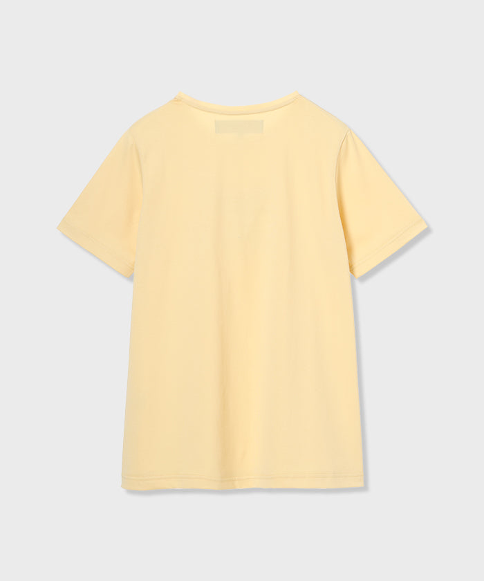 プリントTシャツ 51TS54]イエロー 6203765444ウィメンズ