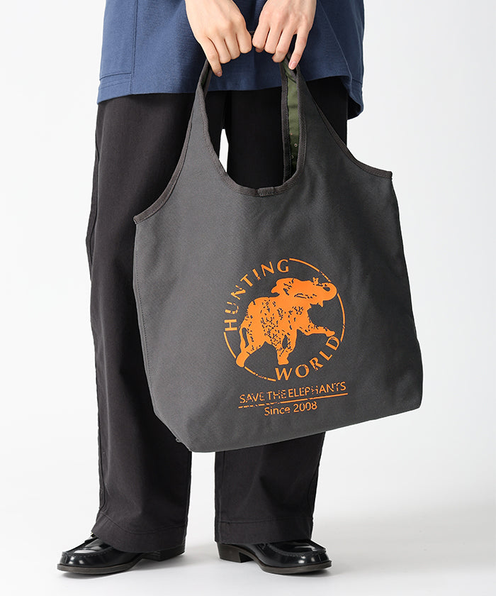 ボルネオチャリティー[トートバッグL 7818BNO]グレー6109431405