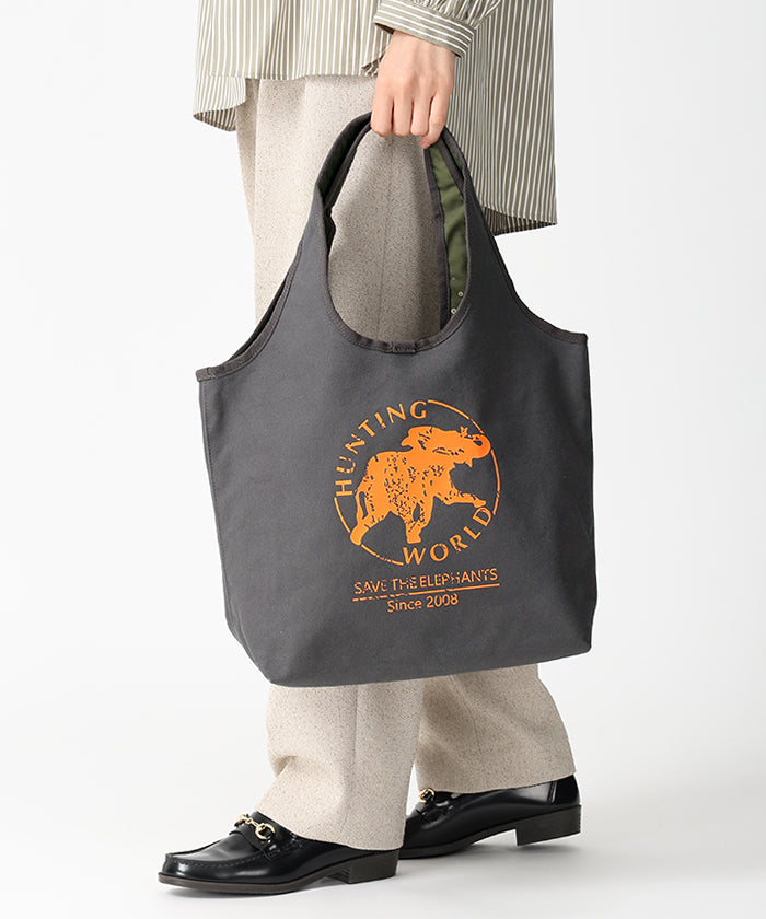 ボルネオチャリティー[トートバッグM 7817BNO]グレー6109431305