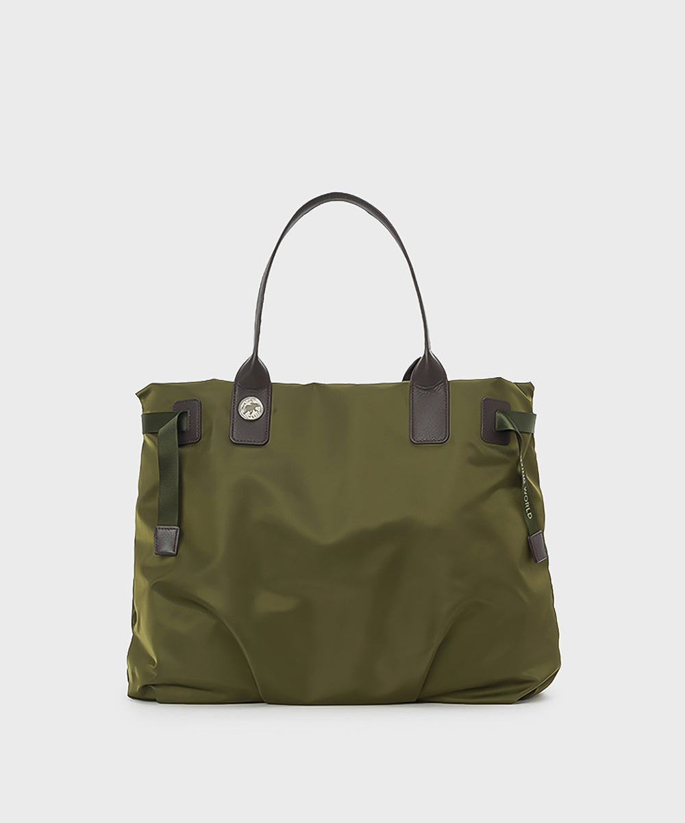 アットイーズサックフル[トートバッグM 7302SCF]オリーブ6109403446