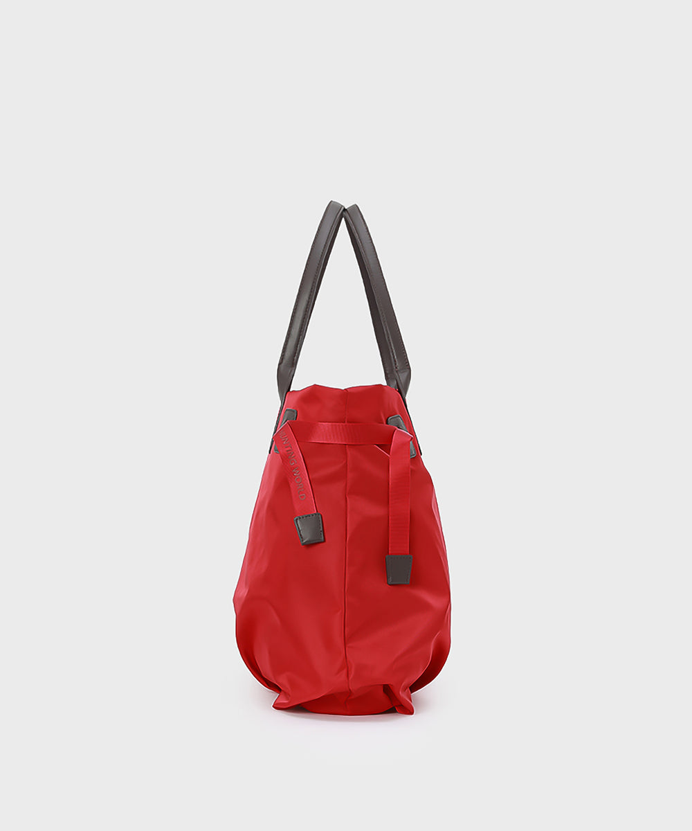 アットイーズサックフル[トートバッグM 7302SCF]レッド6109404415