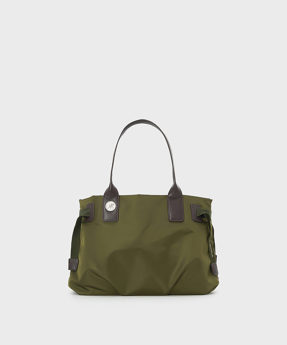 アットイーズサックフル[トートバッグS 7301SCF]オリーブ6109404346