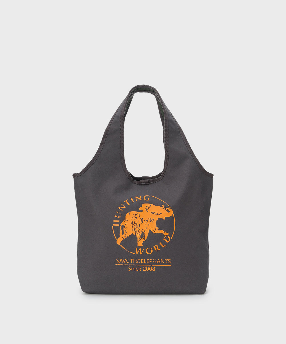 ハンティングワールド ボルネオチャリティー トートバッグ BORNEO ボルネオチャリティー[トートバッグM 7817BNO]グレー6109431305