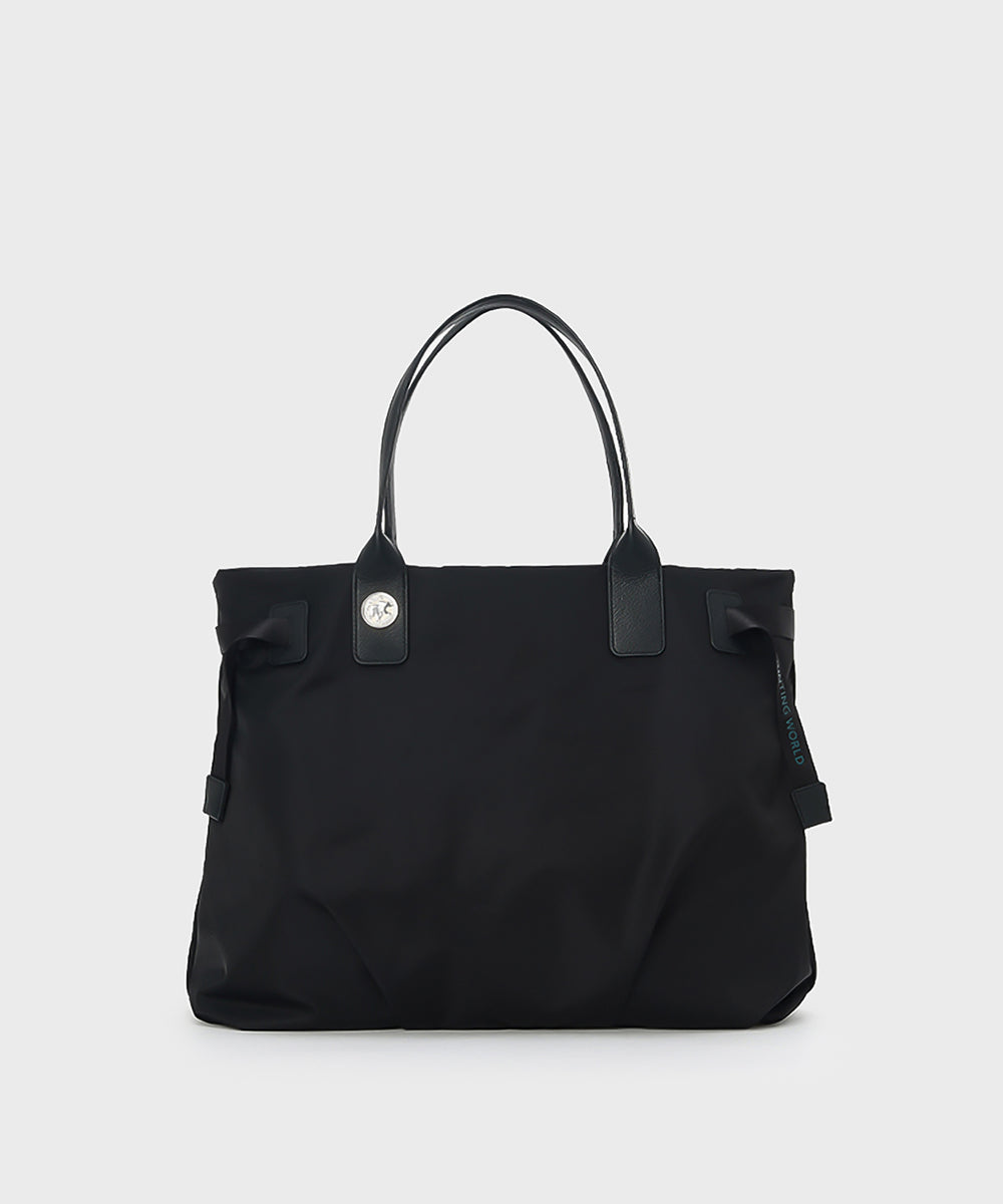 アットイーズサックフル[トートバッグM 7302SCF]ブラック6109403408