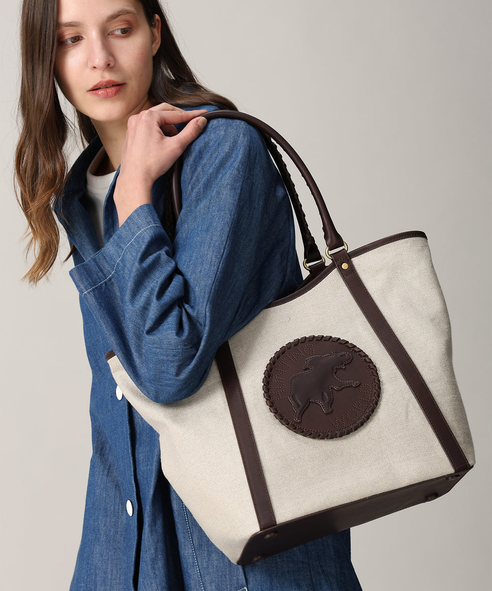 モニカ[トートバッグ 7427MNC]ダークブラウン6109404738 – HUNTING