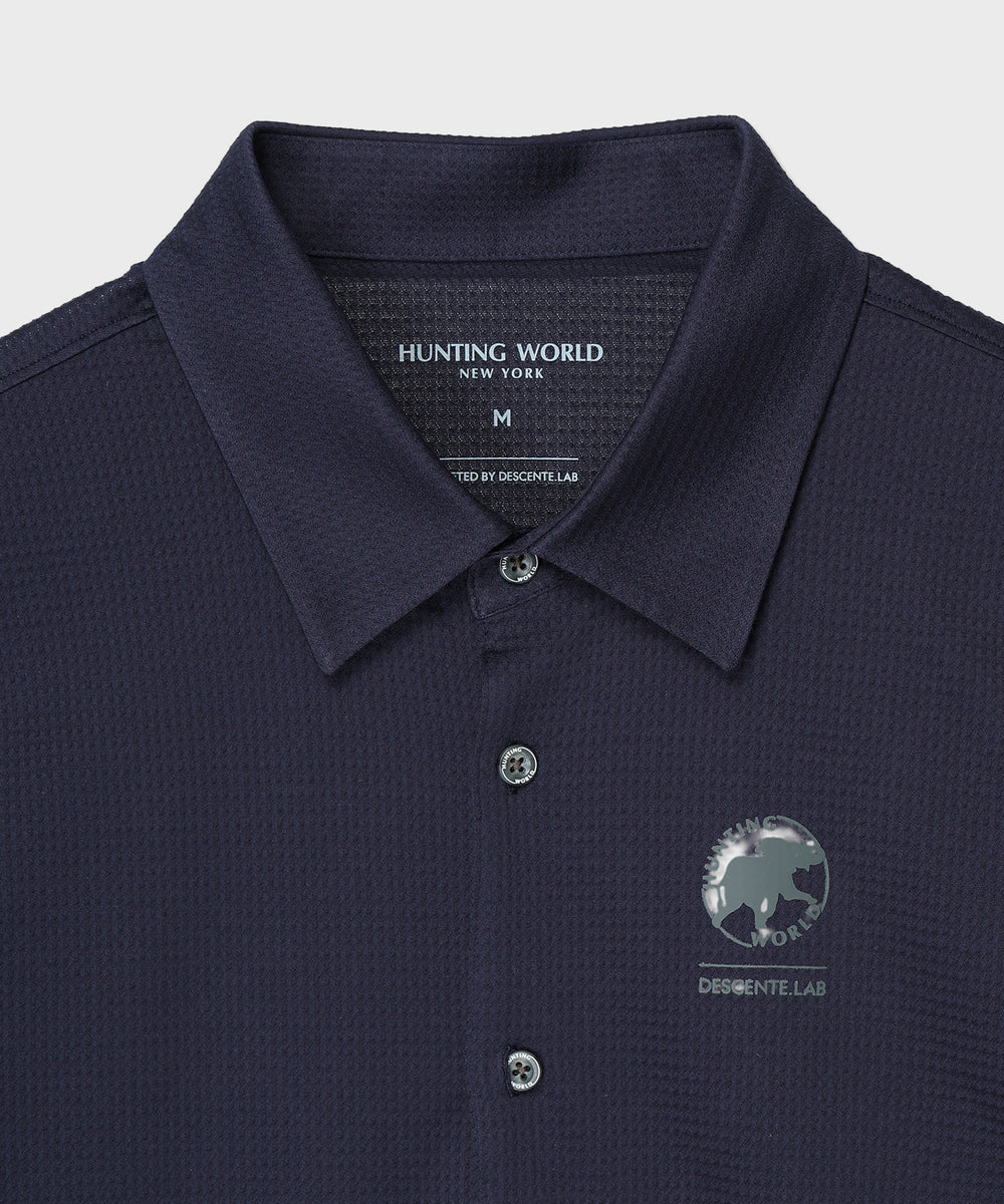 CRAFTED BY DESCENTE.LAB[ショートスリーブシャツ SHS91M]ネイビー