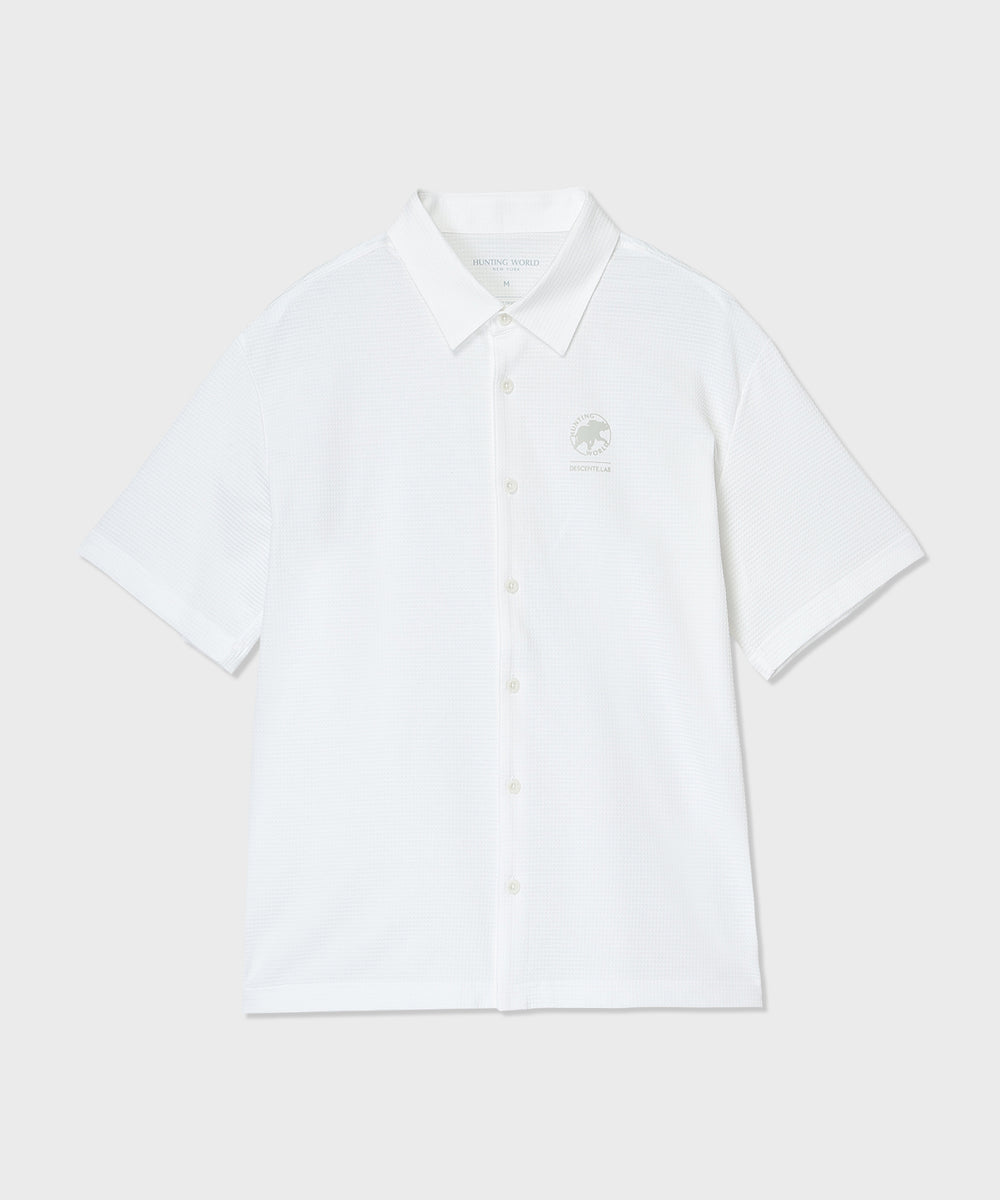 CRAFTED BY DESCENTE.LAB[ショートスリーブシャツ SHS91M]ホワイト