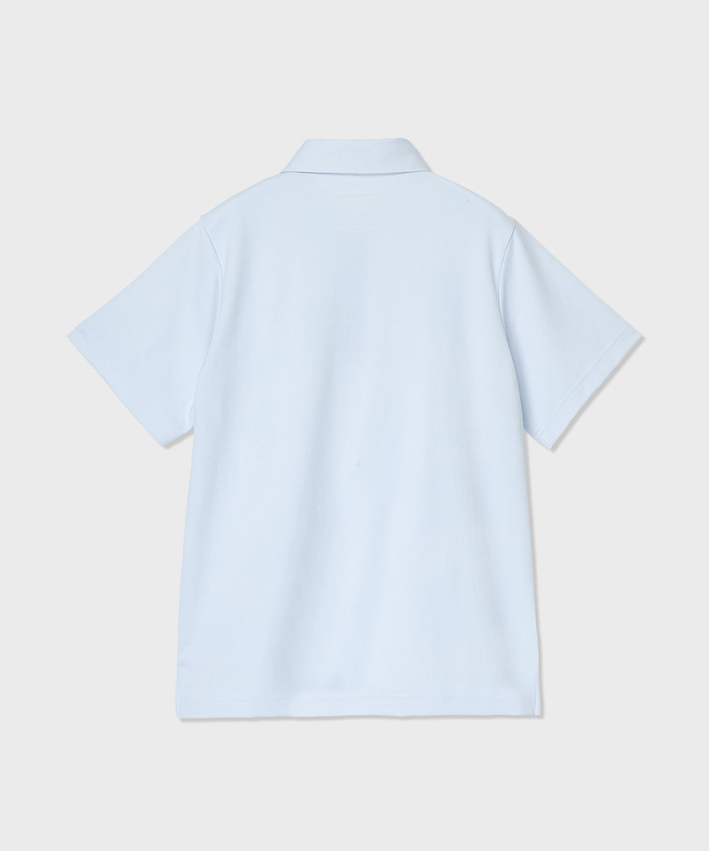【希少】GREYSON PEBBLE BEACH 限定コラボ ポロシャツ S CRAFTED BY DESCENTE.LAB[ショートスリーブポロシャツ SHS90M]ライト