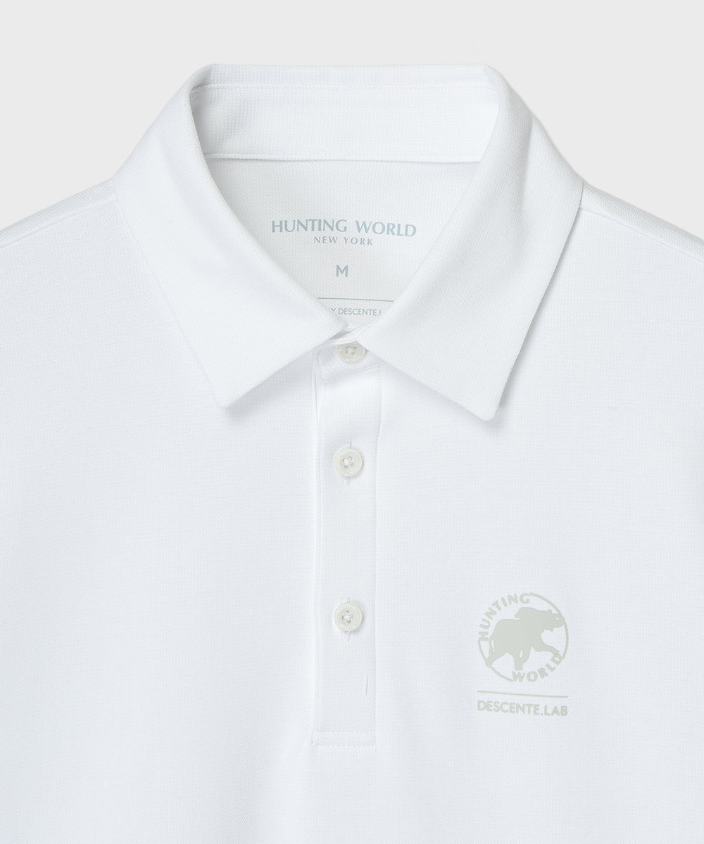 CRAFTED BY DESCENTE.LAB[ショートスリーブポロシャツ SHS90M]ホワイト