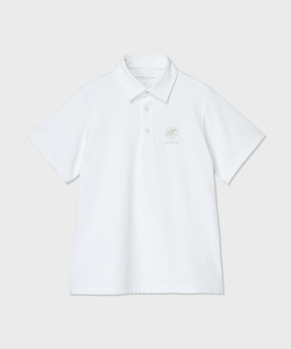 CRAFTED BY DESCENTE.LAB[ショートスリーブポロシャツ SHS90M]ホワイト