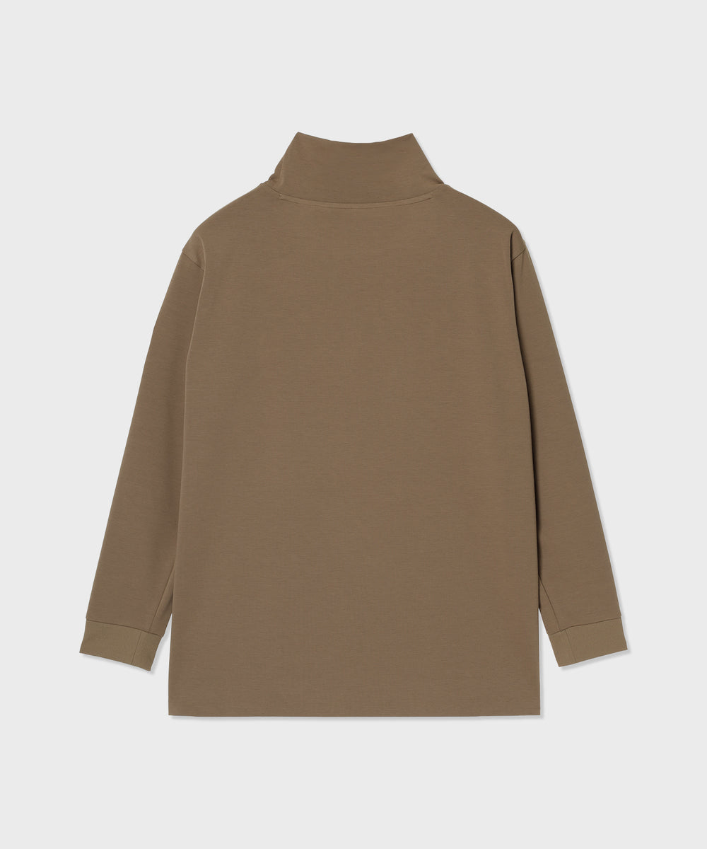 CRAFTED BY DESCENTE.LAB[ポンチタートルネックシャツ FLT02M]ブラウン