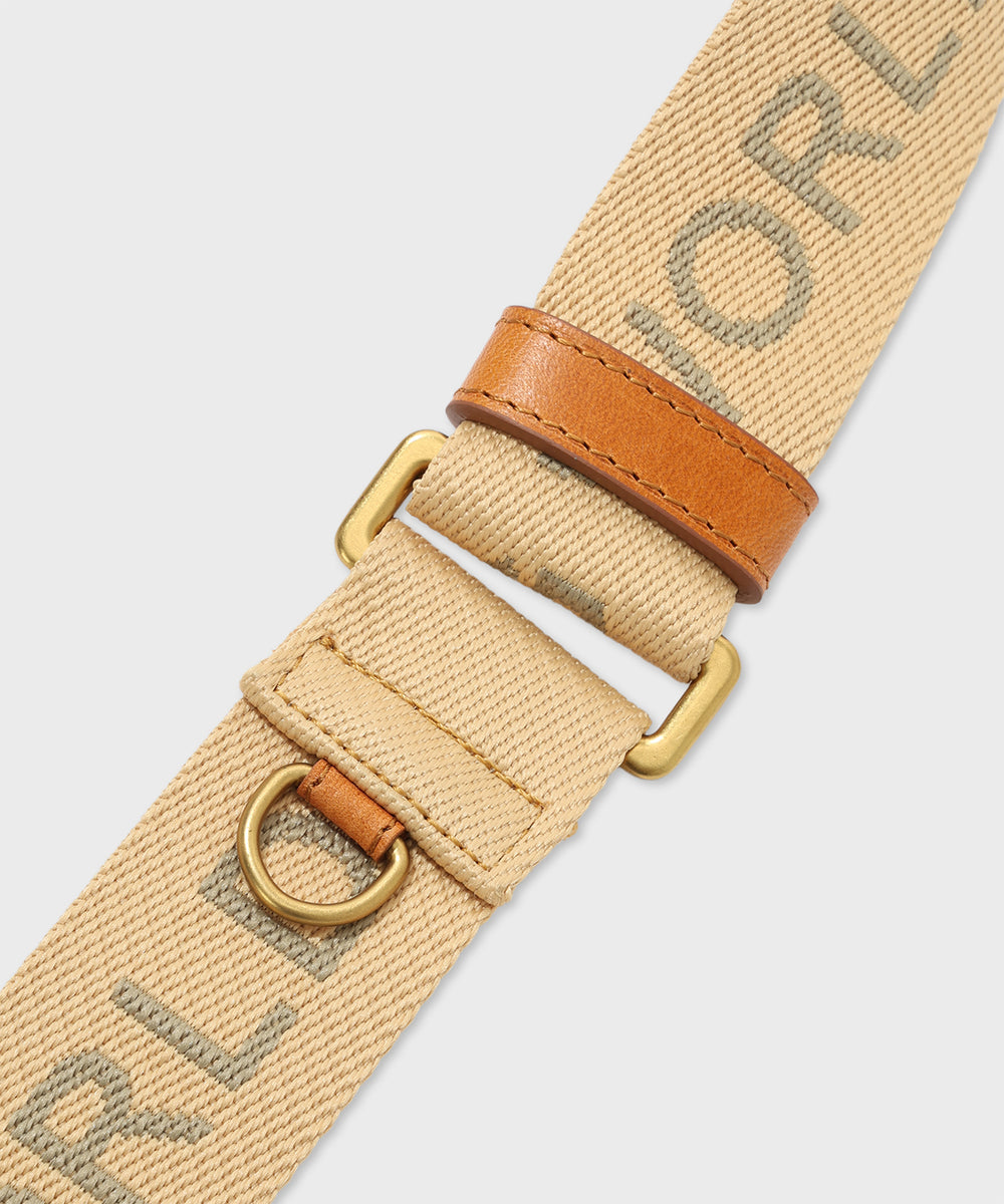 ショルダーストラップ[ロゴストラップ38mm 017LST]ベージュ6509801032