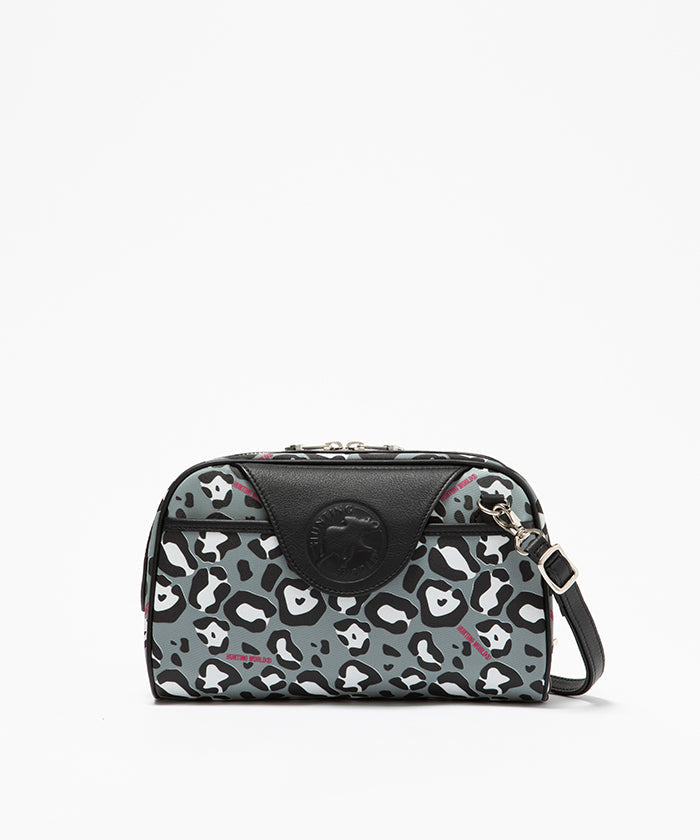 トラディションレオパード[コスメティックバッグ 7431TRL]グレー