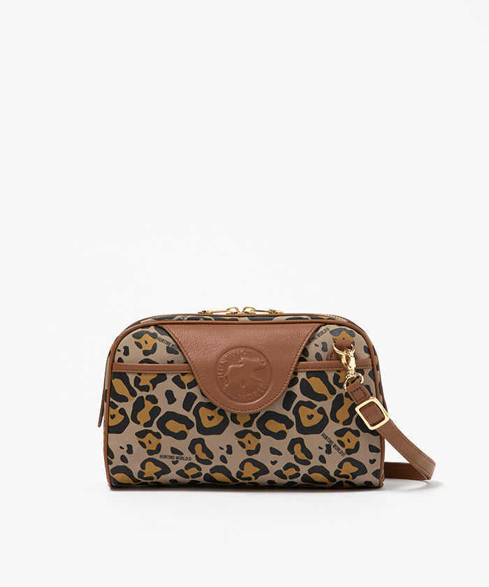 トラディションレオパード[コスメティックバッグ 7431TRL]ブラウン