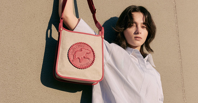 軽やかに持ちたいキャンバスバッグ『モニカ』