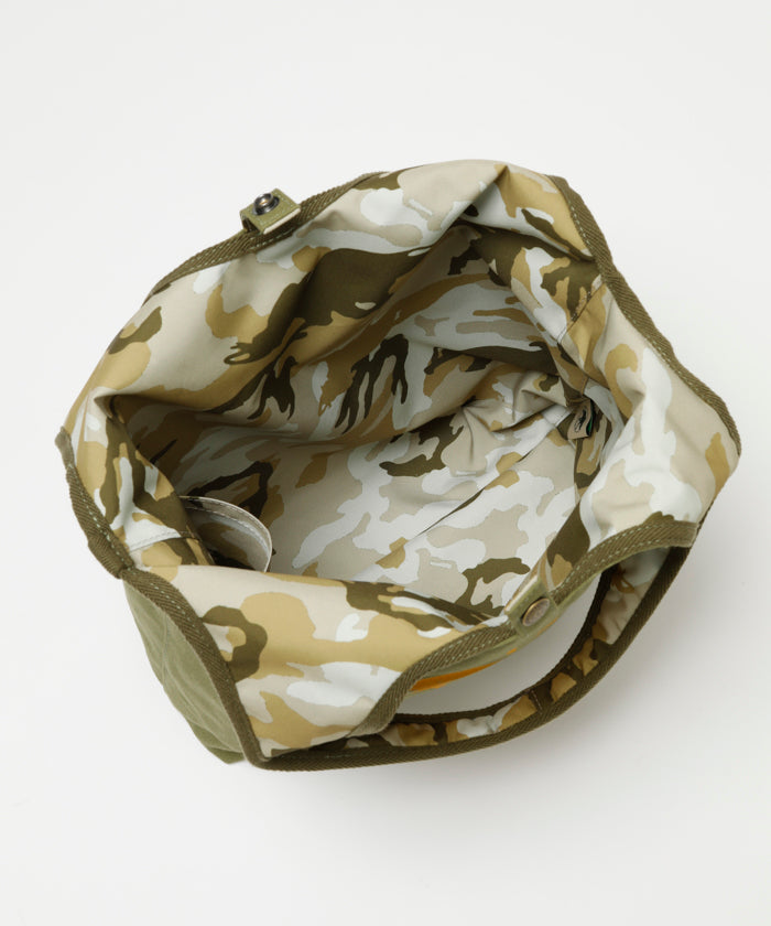 【数量限定】ボルネオチャリティー[15周年記念リバーシブルトート 7825BNO]オリーブ6107432146 4