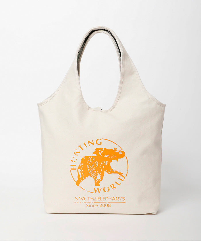 極美品✨ハンティングワールド 肩掛け 大容量 Hロゴ トートバッグ 休日は私らしく、気負わないリラックススタイルで | ハンティング