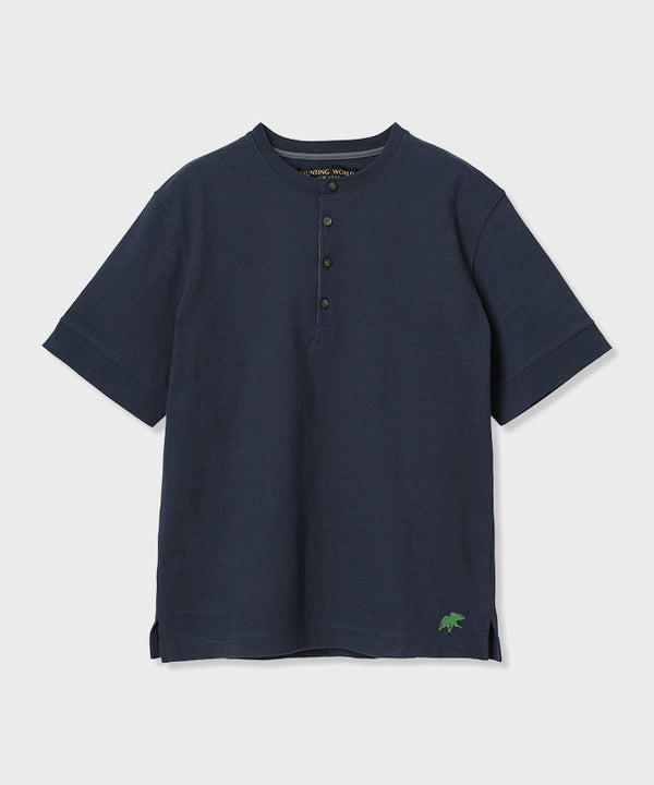 [ヘンリーネックTシャツ 51TS03]ネイビー6203660378メンズ