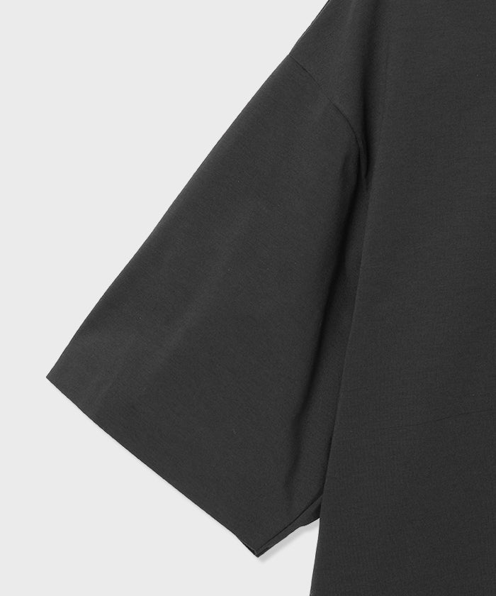 CRAFTED BY DESCENTE.LAB[プライムフレックス・プレーティングジャージ半袖 SHS53M]ブラック6233600608メンズ