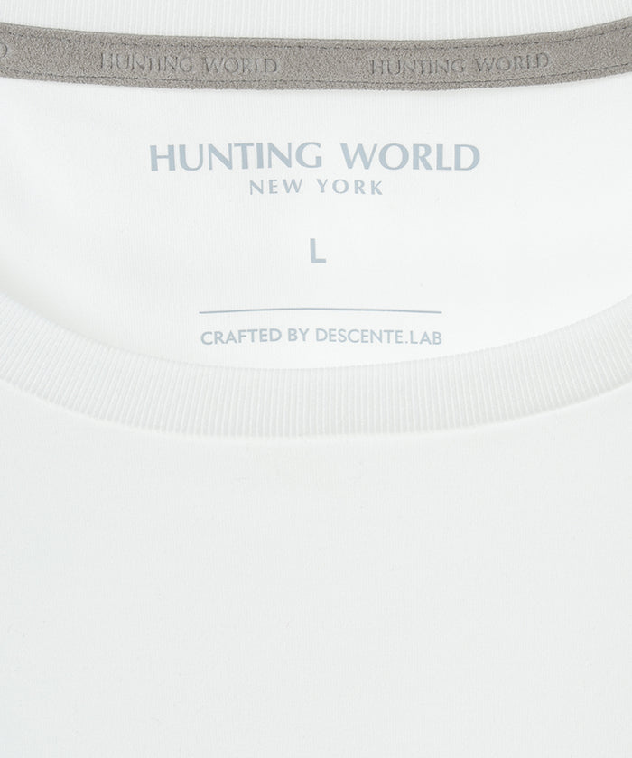 CRAFTED BY DESCENTE.LAB[プライムフレックス・プレーティングジャージ半袖 SHS53M]ホワイト6233600600メンズ