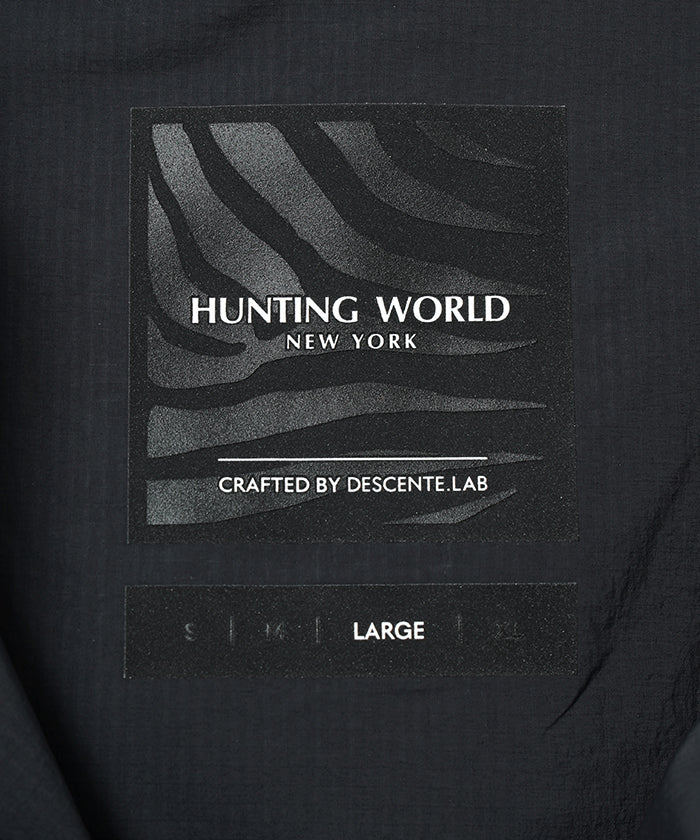 CRAFTED BY DESCENTE.LAB[リンクルドリップストップ エアリーパッカブルジャケット SJK35M]ブラック6233600408メンズ