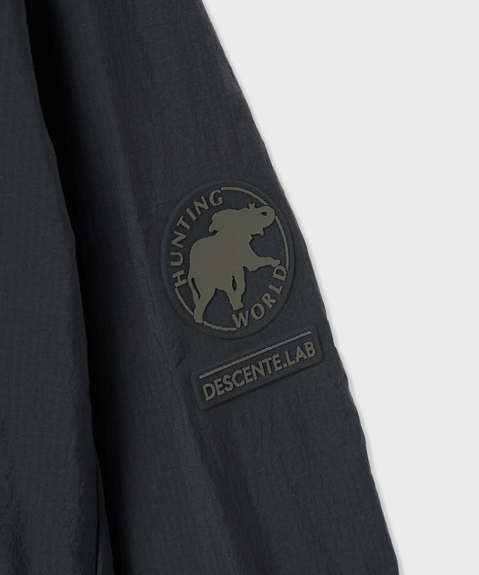 CRAFTED BY DESCENTE.LAB[リンクルドリップストップ エアリーパッカブルジャケット SJK35M]ブラック6233600408メンズ