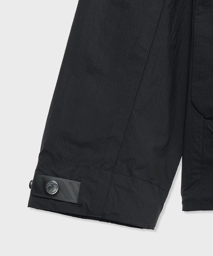 CRAFTED BY DESCENTE.LAB[リンクルドリップストップ エアリーパッカブルジャケット SJK35M]ブラック6233600408メンズ