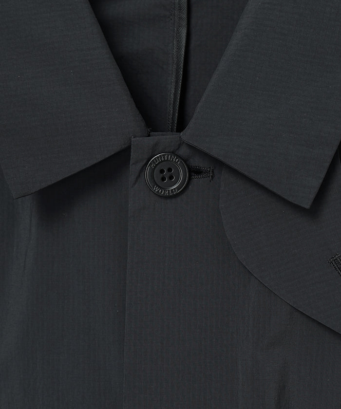 CRAFTED BY DESCENTE.LAB[リンクルドリップストップ エアリーバルカラーコート SWB34M]ブラック6233600308メンズ