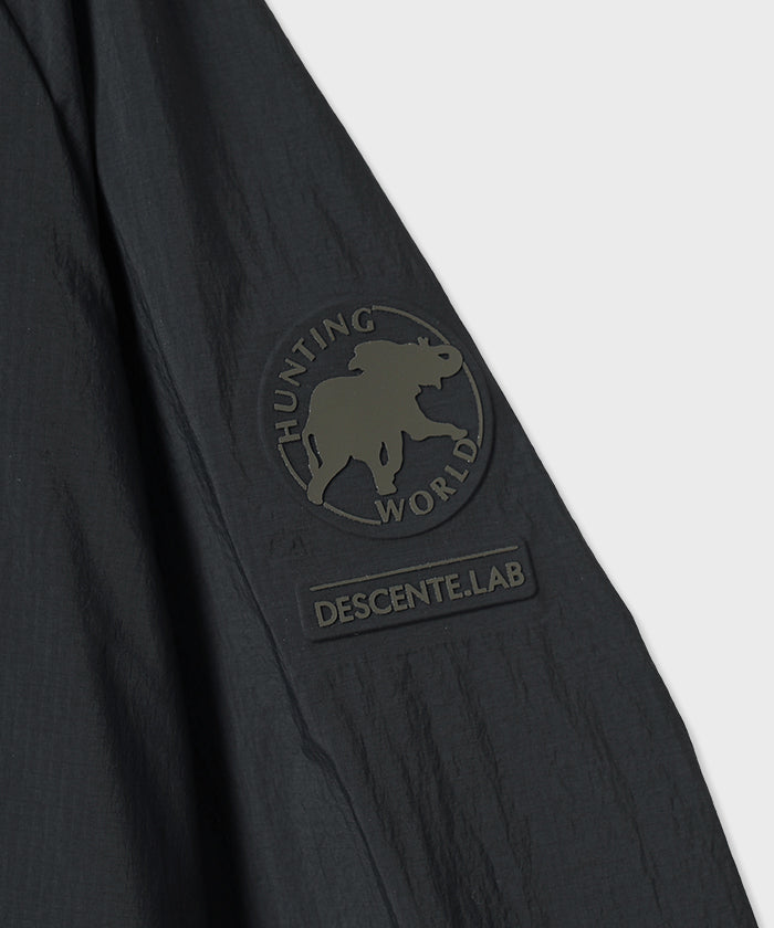 CRAFTED BY DESCENTE.LAB[リンクルドリップストップ エアリーバルカラーコート SWB34M]ブラック6233600308メンズ