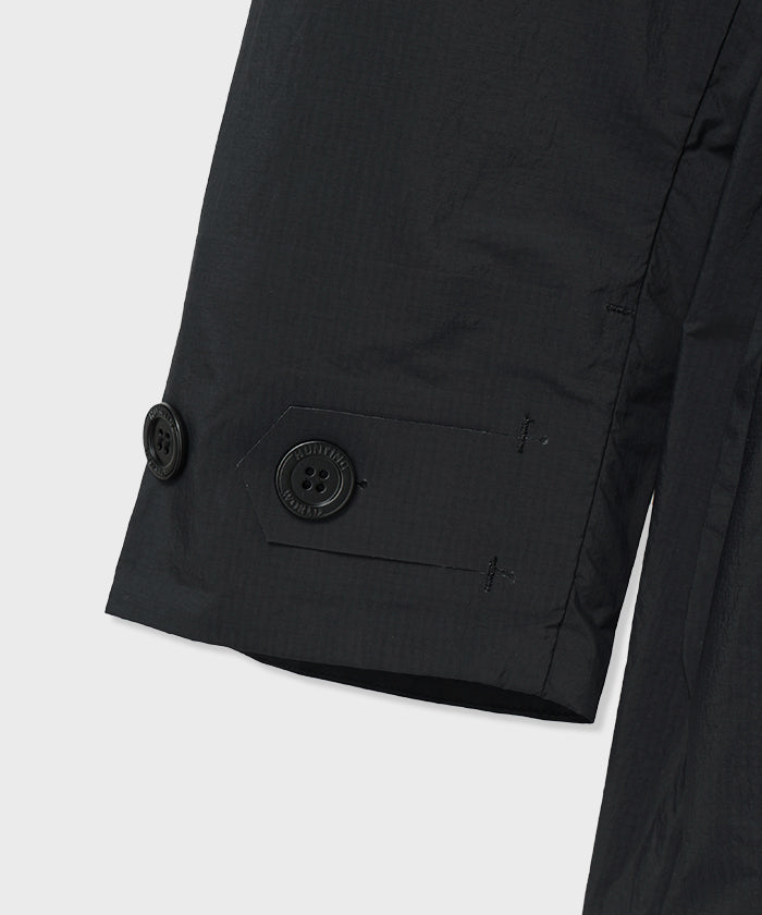 CRAFTED BY DESCENTE.LAB[リンクルドリップストップ エアリーバルカラーコート SWB34M]ブラック6233600308メンズ