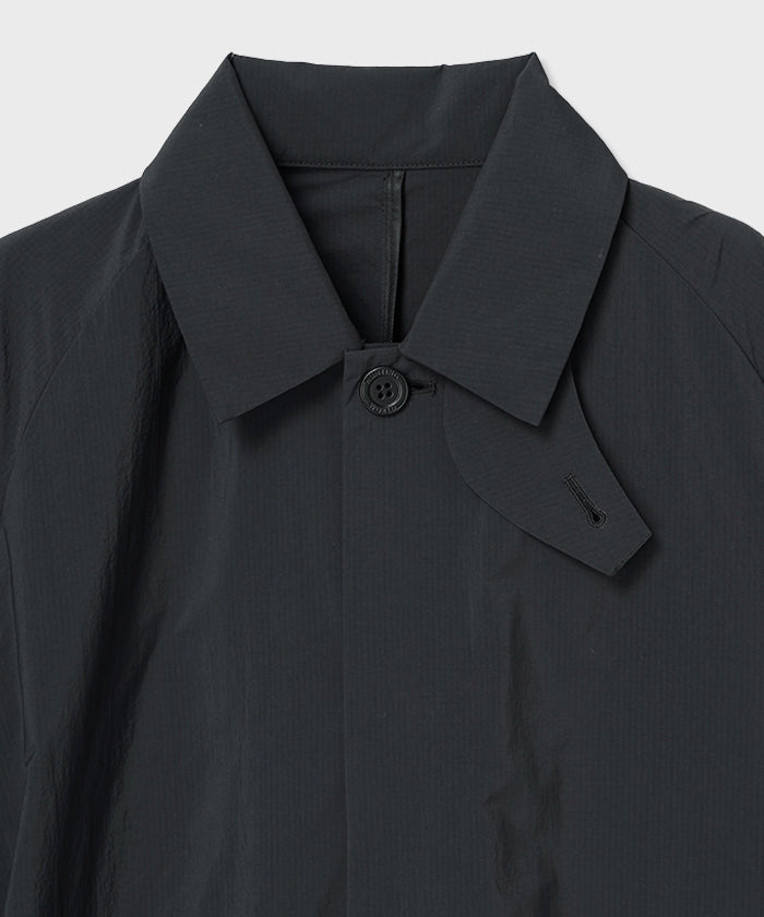 CRAFTED BY DESCENTE.LAB[リンクルドリップストップ エアリーバルカラーコート SWB34M]ブラック6233600308メンズ