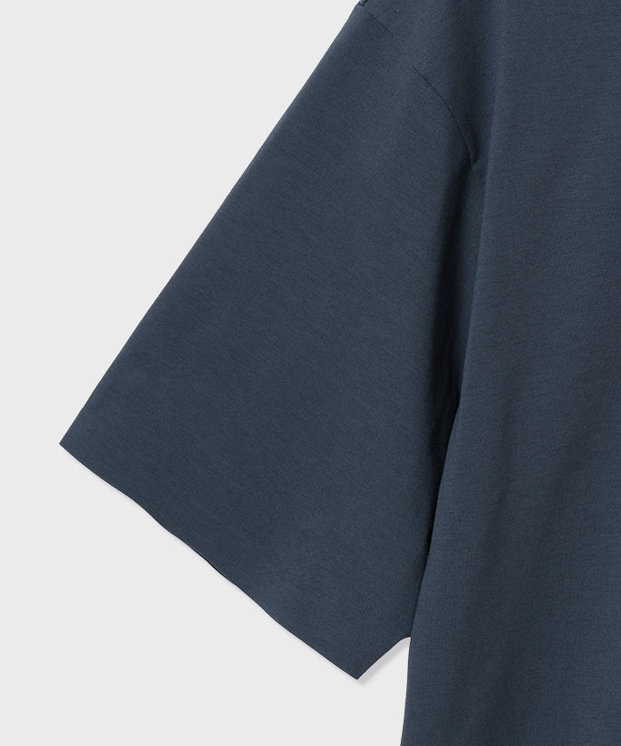 CRAFTED BY DESCENTE.LAB[プライムフレックス・プレーティングジャージ半袖 SHS53M]ネイビー6233600678メンズ