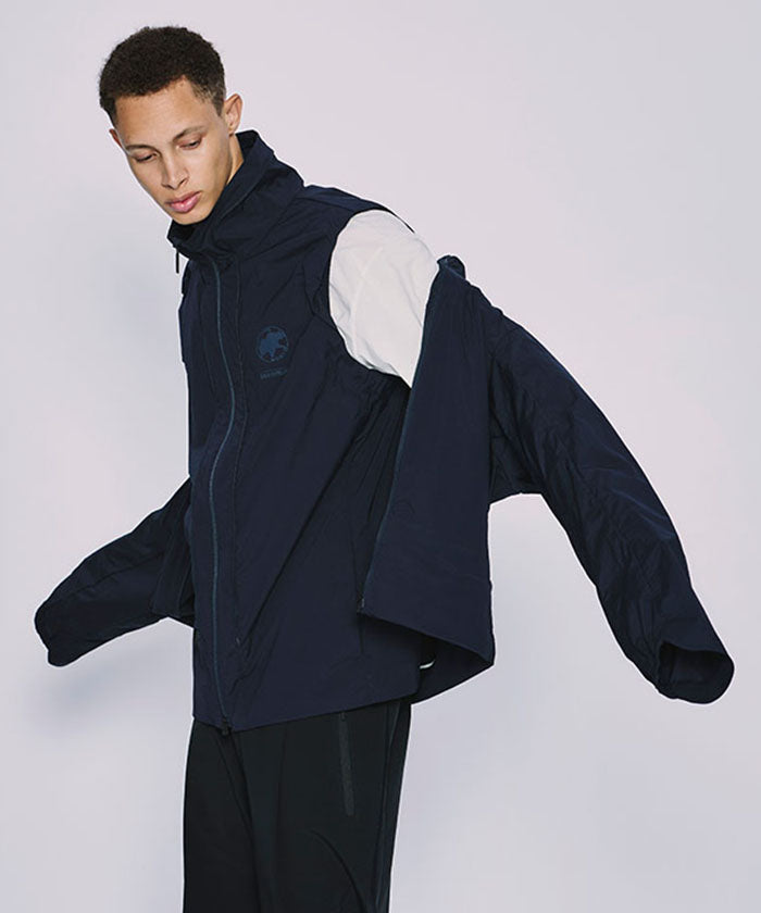 CRAFTED BY DESCENTE.LAB[トランスフォームパッカブル2in1ジャケット SJK33M]ネイビー6233600278メンズ