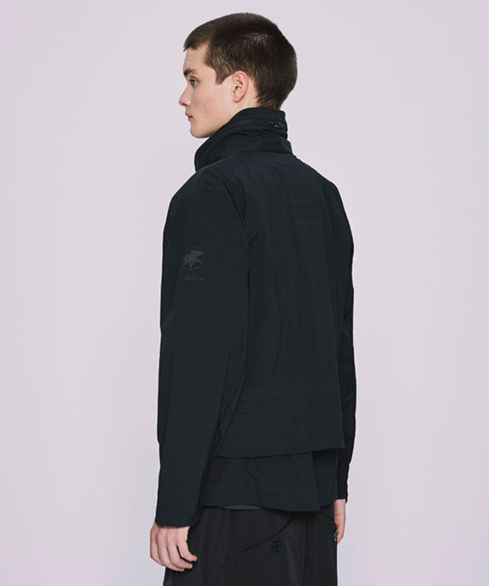 CRAFTED BY DESCENTE.LAB[トランスフォームパッカブル2in1ジャケット SJK33M]ブラック6233600208メンズ