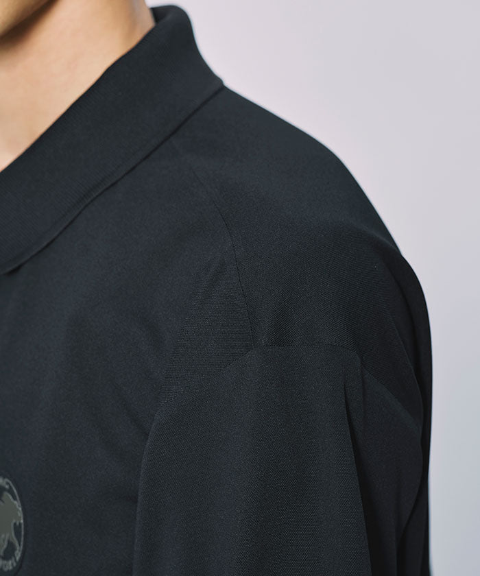CRAFTED BY DESCENTE.LAB[クリーンカットポロシャツ SHS43M]ブラック6233601108メンズ