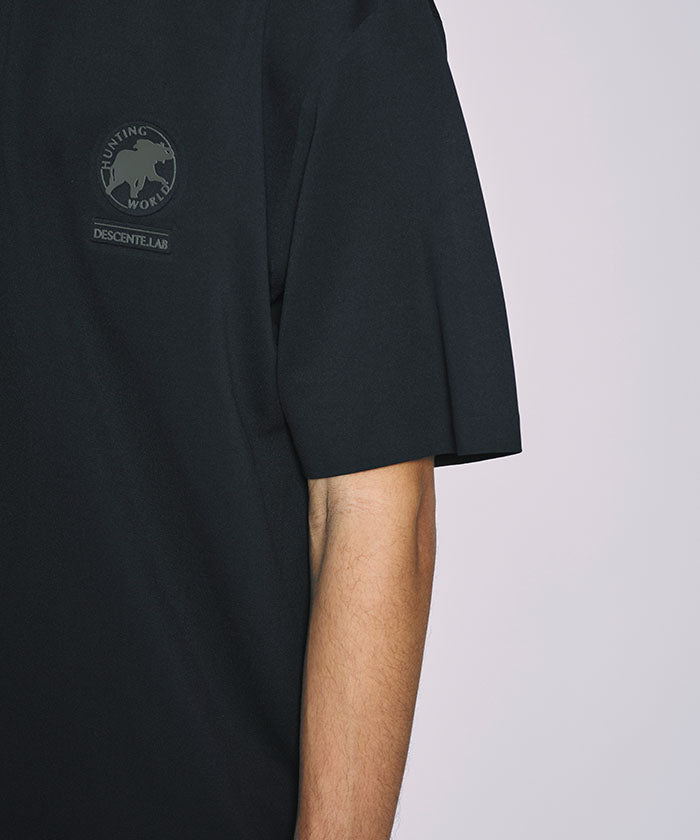 CRAFTED BY DESCENTE.LAB[クリーンカットポロシャツ SHS43M]ブラック6233601108メンズ