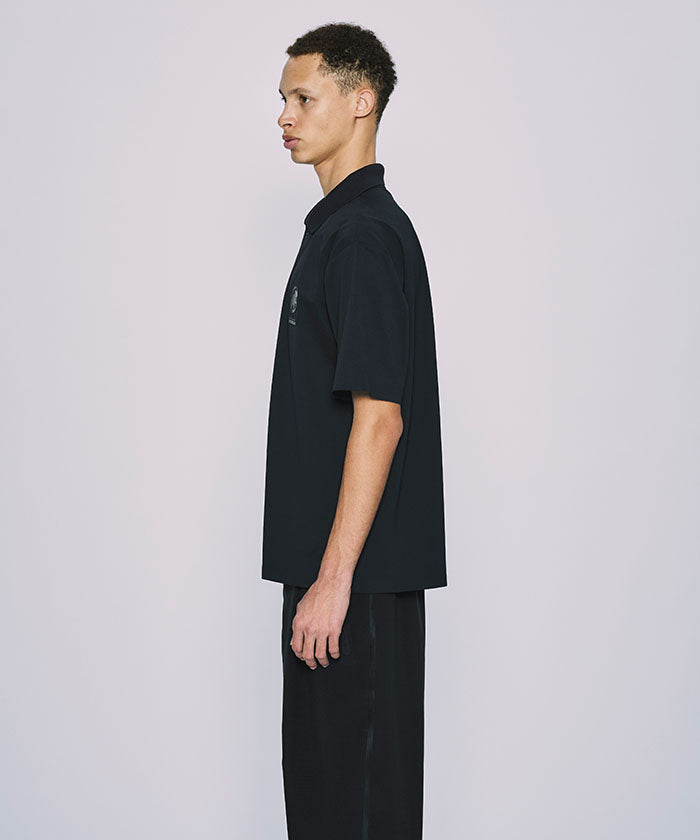 CRAFTED BY DESCENTE.LAB[クリーンカットポロシャツ SHS43M]ブラック6233601108メンズ