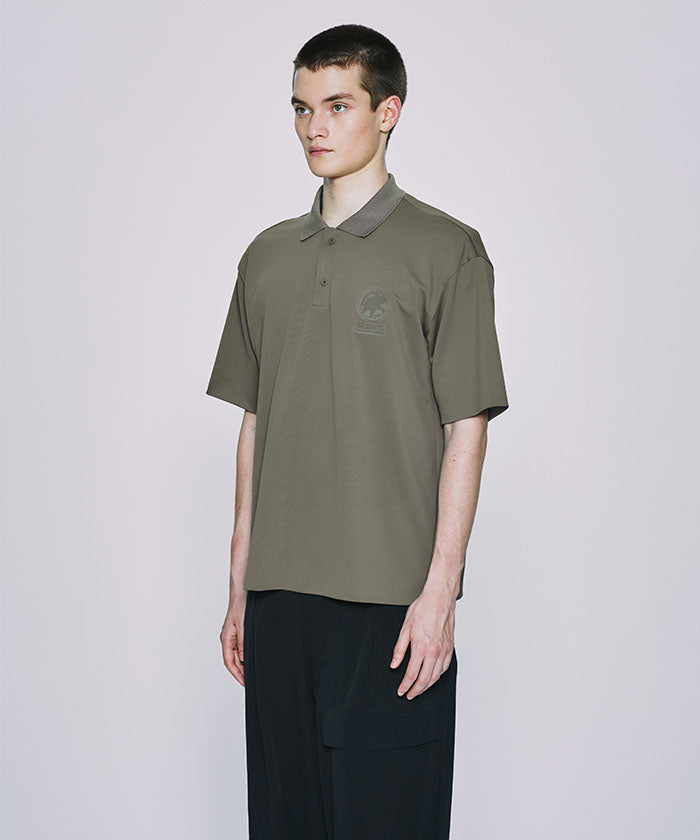 CRAFTED BY DESCENTE.LAB[クリーンカットポロシャツ SHS43M]グレー6233601105メンズ (グレー)