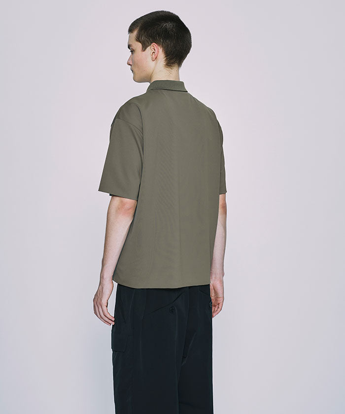 CRAFTED BY DESCENTE.LAB[クリーンカットポロシャツ SHS43M]グレー6233601105メンズ