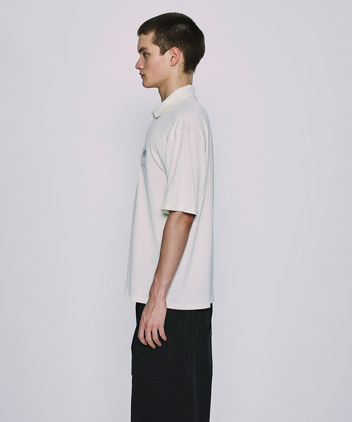 CRAFTED BY DESCENTE.LAB[クリーンカットポロシャツ SHS43M]ホワイト6233601100メンズ