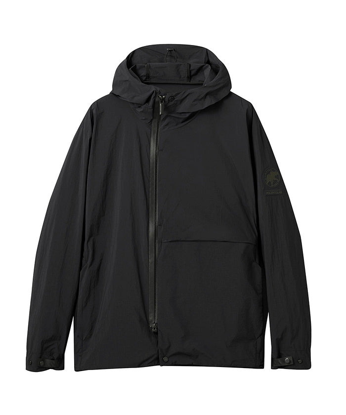 CRAFTED BY DESCENTE.LAB[リンクルドリップストップ エアリーパッカブルジャケット SJK35M]ブラック6233600408メンズ