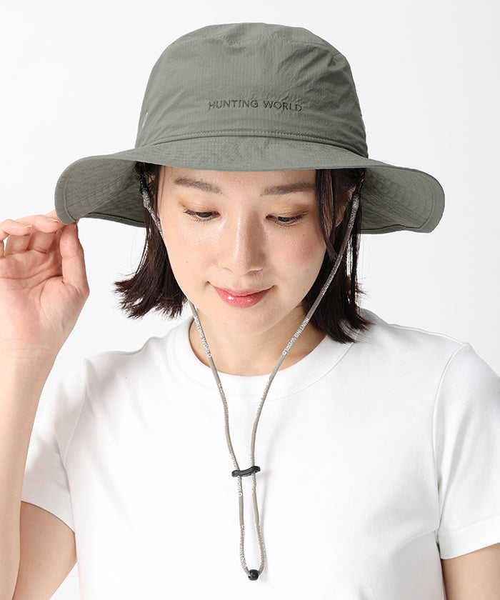 CRAFTED BY DESCENTE.LAB[パッカブルサファリハット CP93M]グレー6509890205