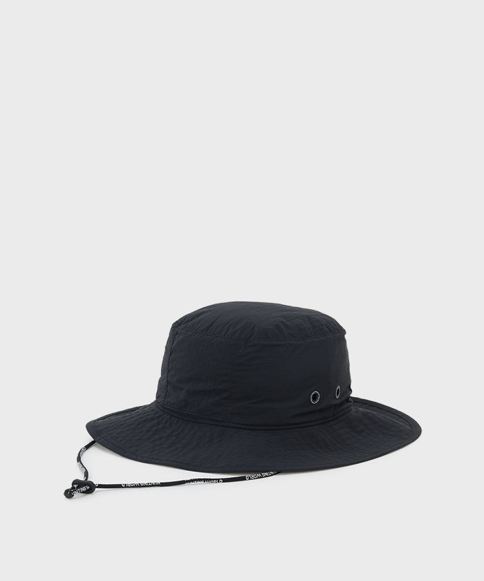 CRAFTED BY DESCENTE.LAB[パッカブルサファリハット CP93M]ブラック6509890208