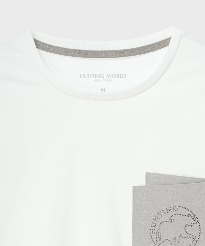 CRAFTED BY DESCENTE.LAB[プライムフレックス・プレーティングジャージ 半袖 FHS56M]ホワイト6234601500メンズ