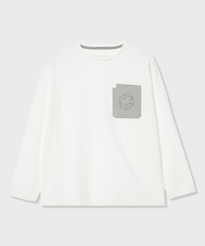 CRAFTED BY DESCENTE.LAB[プライムフレックス・プレーティングジャージ 長袖 FLT55M]ホワイト6234601400メンズ (ホワイト)