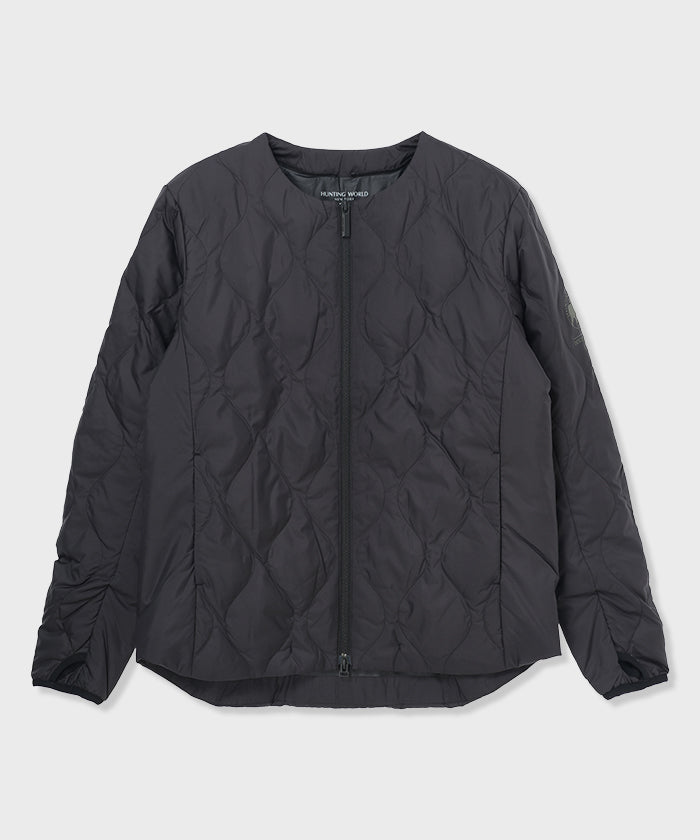 CRAFTED BY DESCENTE.LAB[インナーダウンロングスリーブシャツ FTZ45M]ブラック6234601008メンズ
