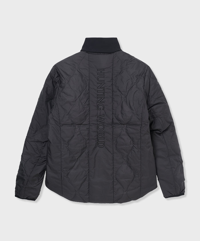 CRAFTED BY DESCENTE.LAB[インナーダウンロングスリーブシャツ FTZ45M]ブラック6234601008メンズ