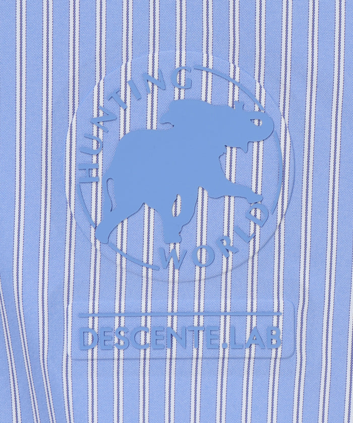 CRAFTED BY DESCENTE.LAB[シンセティック・ブロードクロス ボクシーフィット長袖シャツ FLS70M]ライトブルー 6234601260メンズ