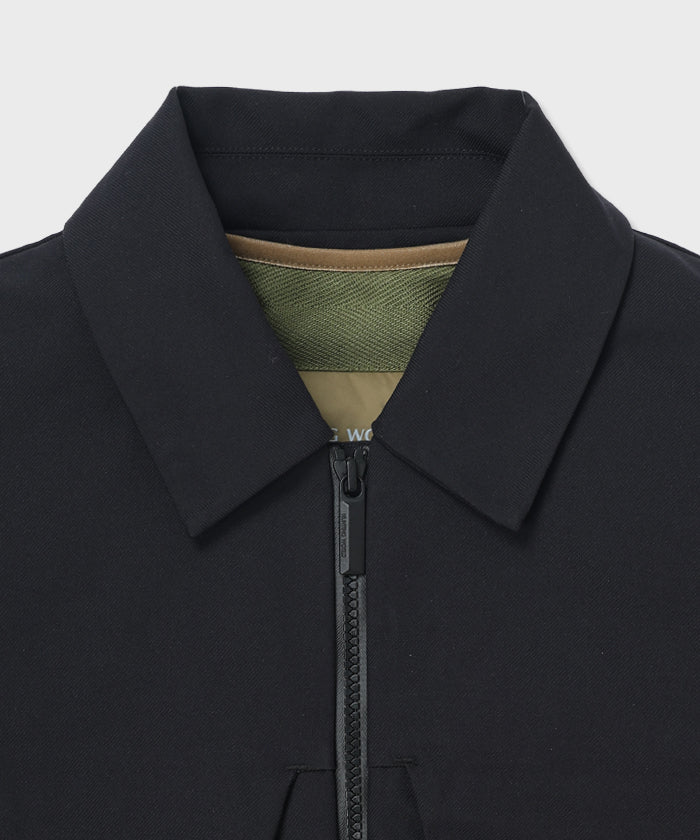 CRAFTED BY DESCENTE.LAB[ATYストレッチウーブン キルティングショートライナーコート FJK39M]ブラック6234600608メンズ
